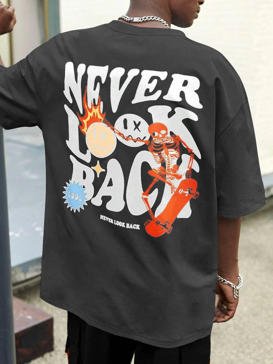Never Look Back Cotton T-Shirt